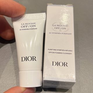 クリスチャンディオール(Christian Dior)のディオール ラ ムース ピュリフィアン オフ オン 5ml(洗顔料)