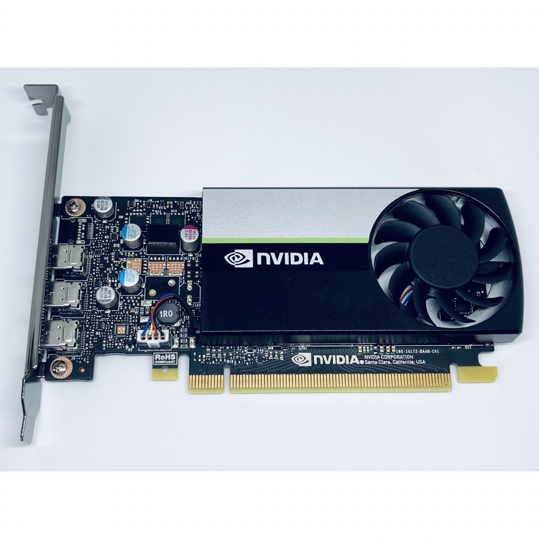 NVIDIA(エヌビディア)のNVIDIA T400★4K 3画面出力可能★30W★フルハイトブラケット スマホ/家電/カメラのPC/タブレット(PCパーツ)の商品写真