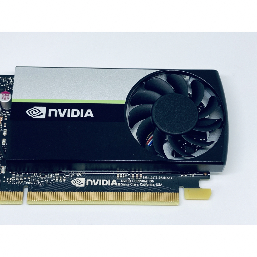 NVIDIA(エヌビディア)のNVIDIA T400★4K 3画面出力可能★30W★フルハイトブラケット スマホ/家電/カメラのPC/タブレット(PCパーツ)の商品写真