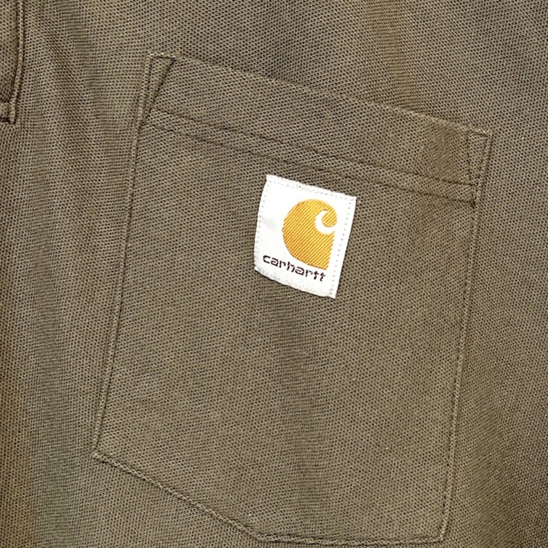 carhartt(カーハート)の90s 古着 カーハート 半袖ポロシャツ オーバーサイズ ゆるダボ L  メンズのトップス(ポロシャツ)の商品写真