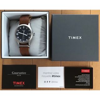 タイメックス(TIMEX)のTIMEX 腕時計 メンズ(レザーベルト)