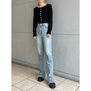 マウジー(moussy)のMOUSSY♡SIDE SLIT SLIM FLARE(デニム/ジーンズ)