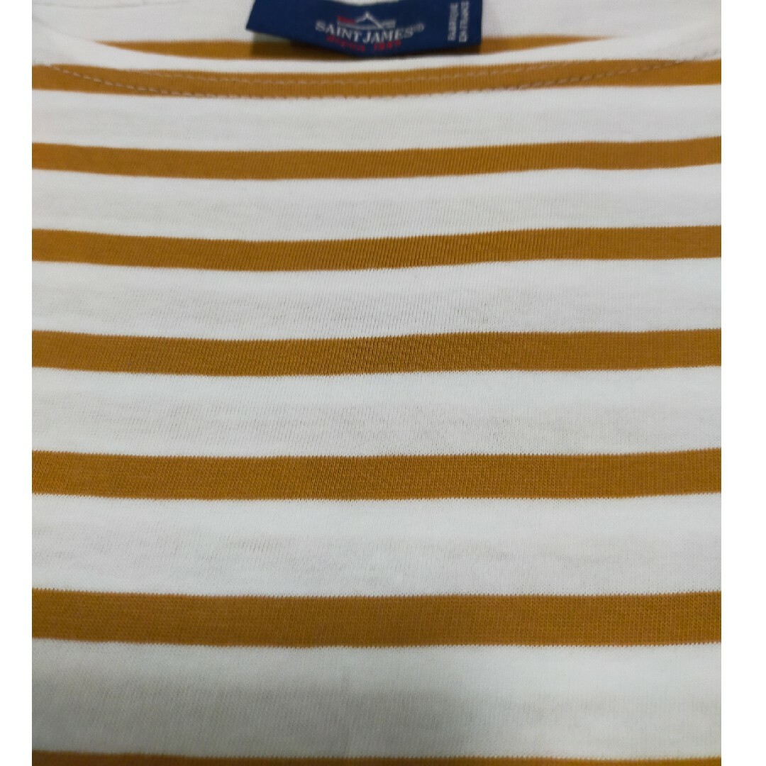 SAINT JAMES(セントジェームス)の極美品　セントジェームス　ピリアック　半袖　ライトブラウン　ベージュ　t6 L メンズのトップス(Tシャツ/カットソー(半袖/袖なし))の商品写真