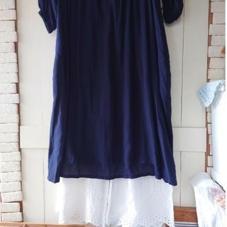 CLOTH & CROSS ペチパン付きワンピースセット