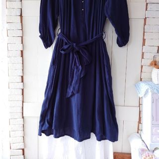 CLOTH & CROSS ペチパン付きワンピースセット