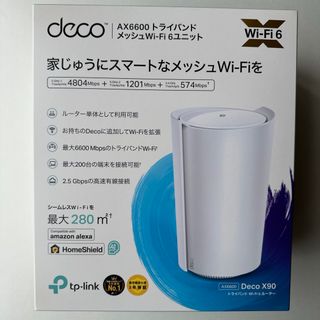 ティーピーリンク(TP-Link)のTP−LINK DECO X90 1-PACK WHITE(PC周辺機器)