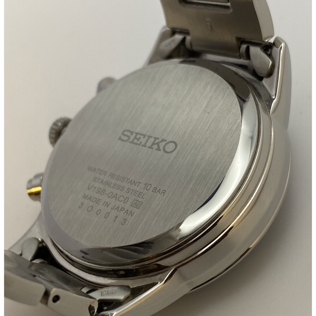 SEIKO(セイコー)の美品　セイコー セレクション ソーラー クロノグラフ SBPJ003 ソーラー メンズの時計(腕時計(アナログ))の商品写真