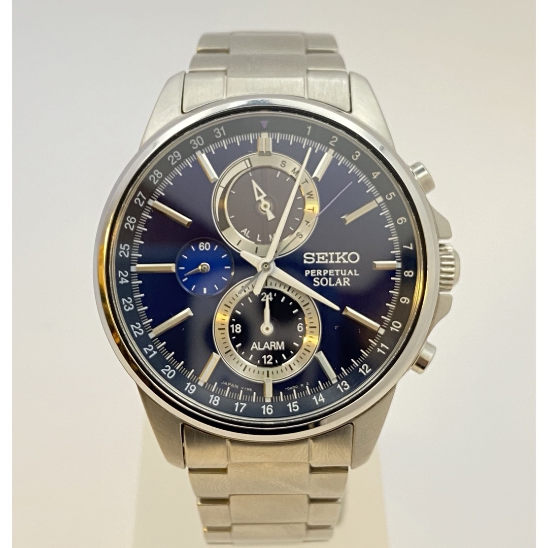 SEIKO(セイコー)の美品　セイコー セレクション ソーラー クロノグラフ SBPJ003 ソーラー メンズの時計(腕時計(アナログ))の商品写真