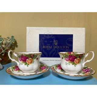 ロイヤルアルバート(ROYAL ALBERT)の英国イギリス　ロイヤルアルバート　金彩　カップソーサー(グラス/カップ)