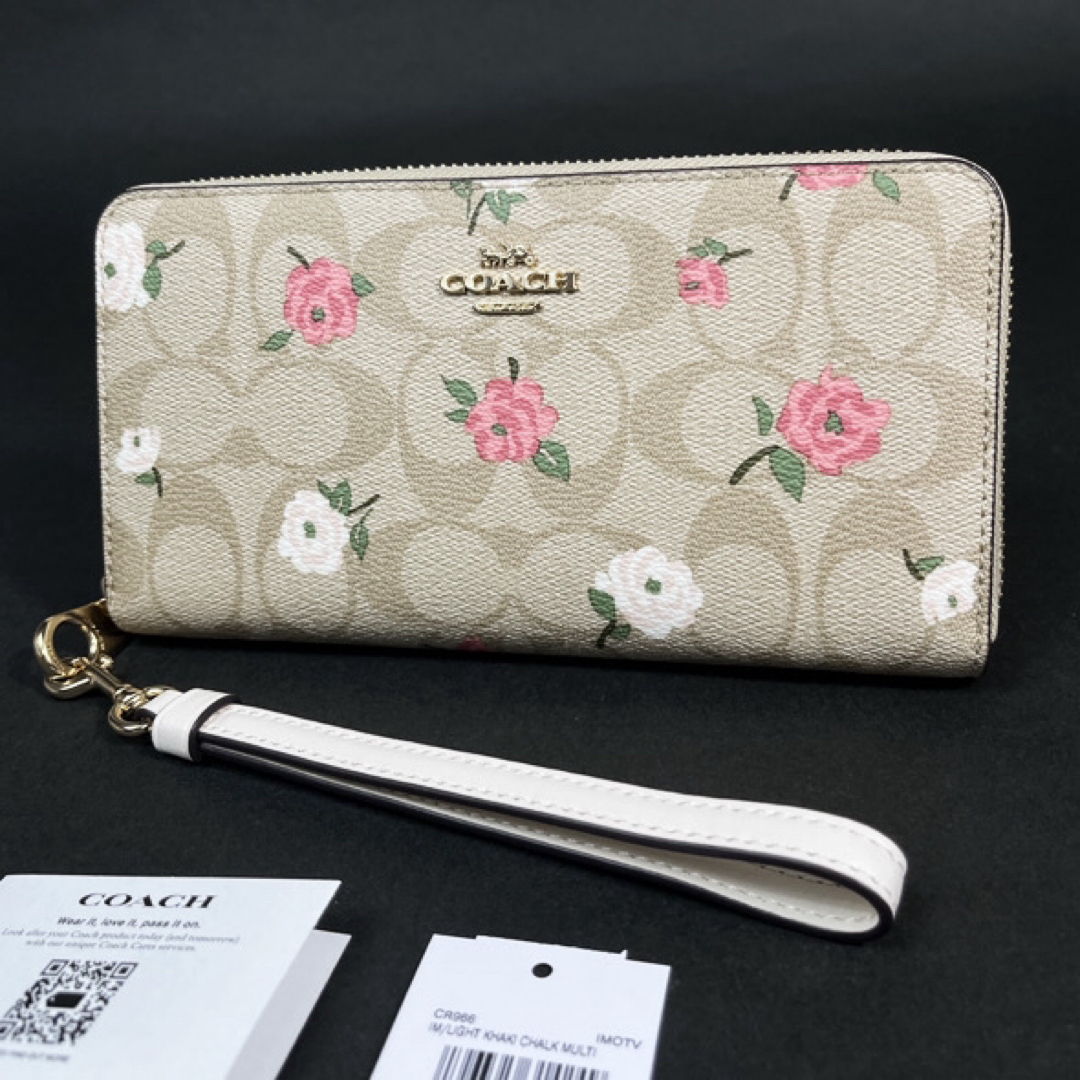 COACH コーチ シグネチャー フローラル 長財布 CR966 花柄 新品 COACH コーチ シグネチャー フローラル 長財布 CR966 花柄 新品