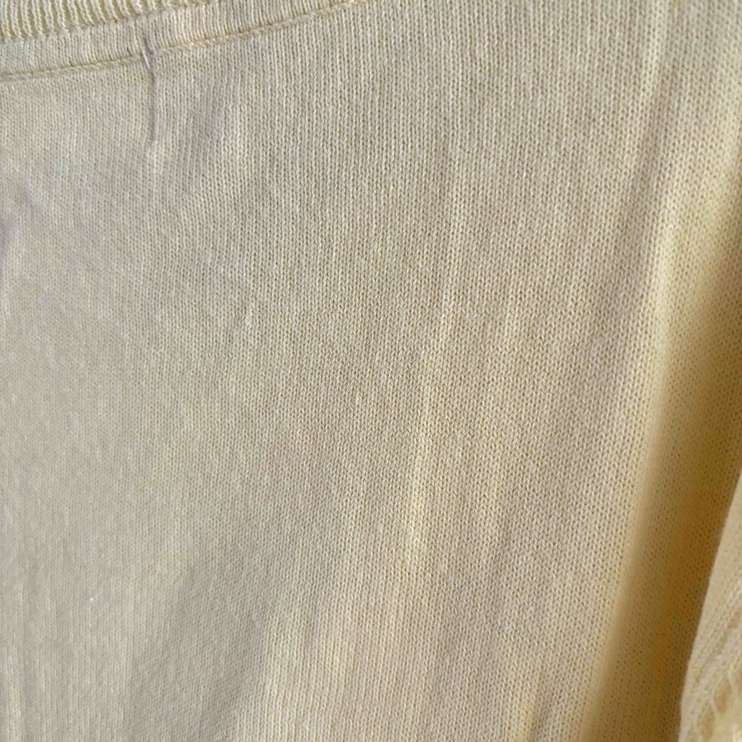 Rope' Picnic(ロペピクニック)の【M】薄手 リブ ニット 長袖 レモン イエロー レディースのトップス(ニット/セーター)の商品写真