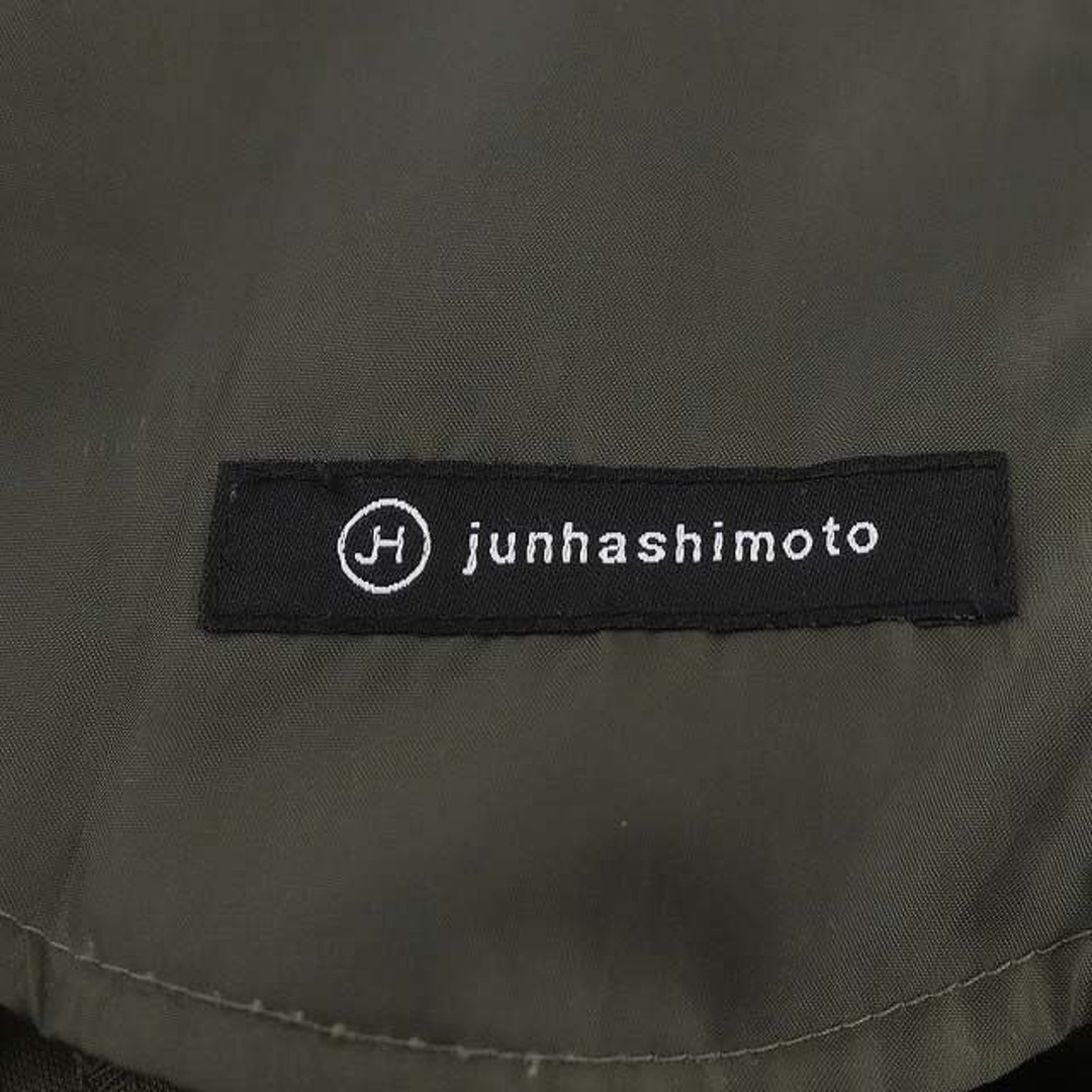 junhashimoto(ジュンハシモト)のjunhashimoto ストレッチテーパードパンツ タック L カーキ メンズのパンツ(スラックス)の商品写真