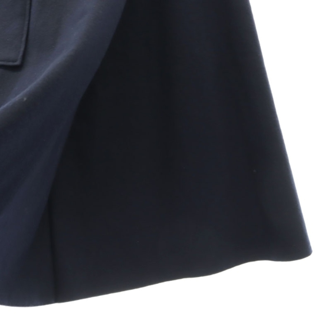 TOMORROWLAND(トゥモローランド)のトゥモローランド ウールフレアスカート ミモレ ロング 34 XS 紺 ネイビー レディースのスカート(ロングスカート)の商品写真