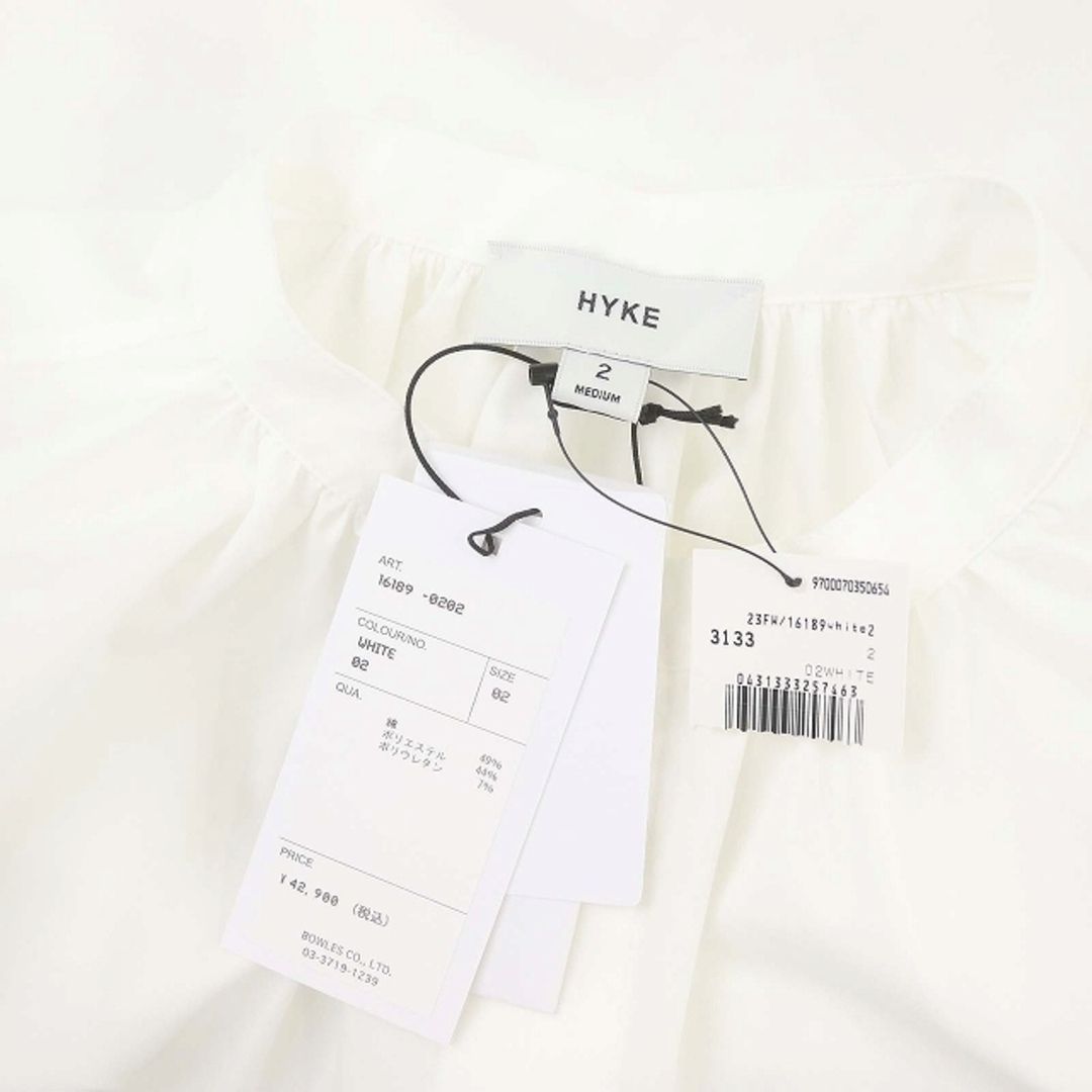 HYKE(ハイク)のハイク T/C BALLOON SLEEVE DRESS ワンピース レディースのワンピース(ロングワンピース/マキシワンピース)の商品写真