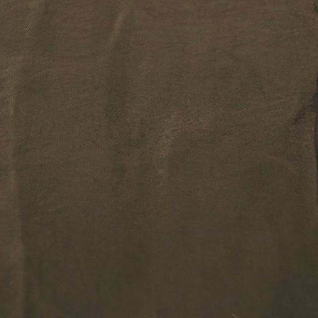 other(アザー)のアンクレイヴ WHITE 23SS タンブラーサテン Tブラウス 1 M 茶 レディースのトップス(シャツ/ブラウス(半袖/袖なし))の商品写真