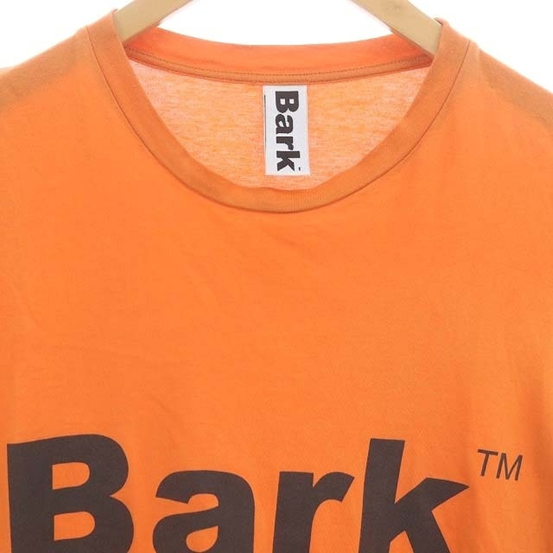 BARK(バーク)のバーク Bark ロゴプリント Tシャツ 半袖 コットン S オレンジ メンズのトップス(Tシャツ/カットソー(半袖/袖なし))の商品写真