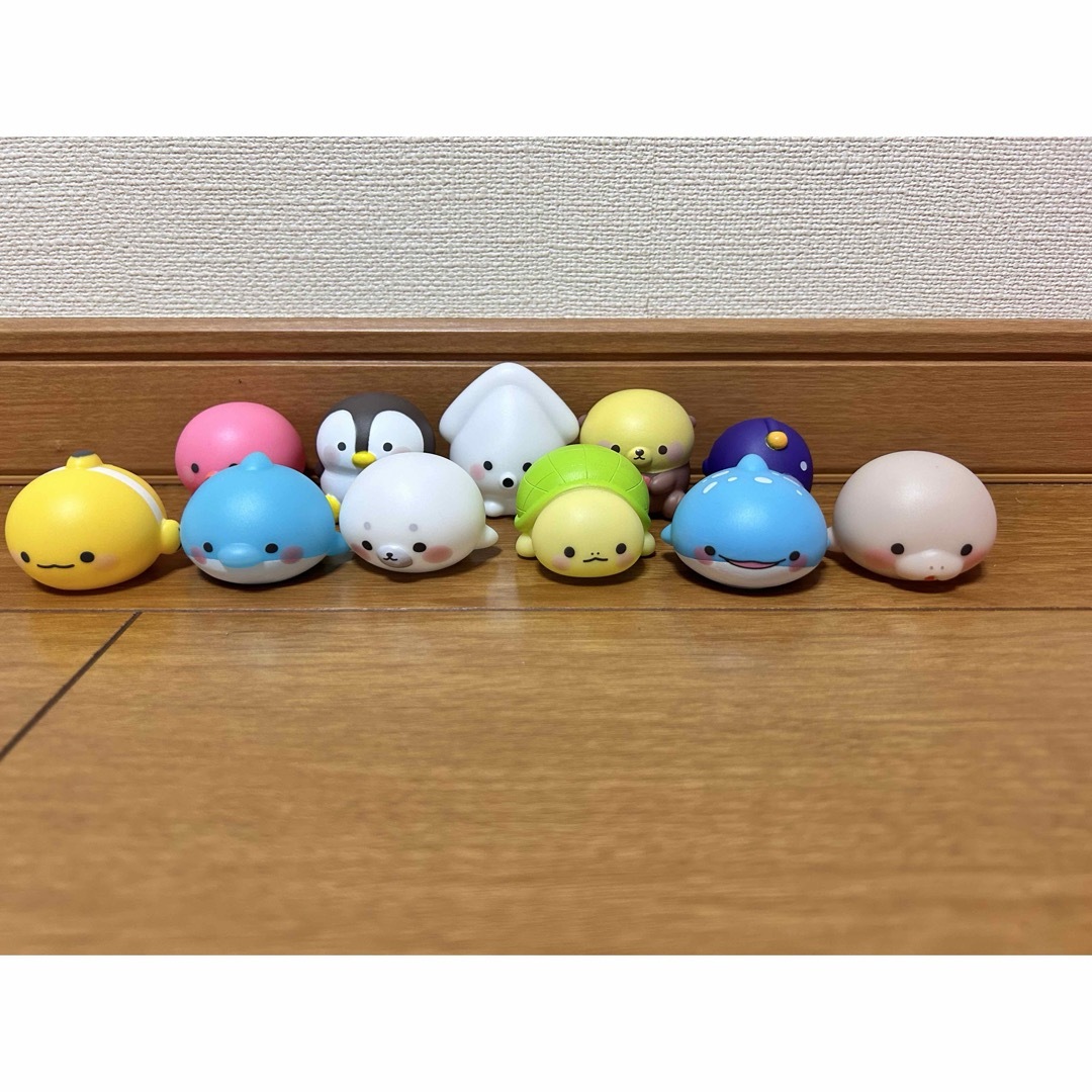 【最終価格】　海の生き物　ソフビ エンタメ/ホビーのおもちゃ/ぬいぐるみ(キャラクターグッズ)の商品写真