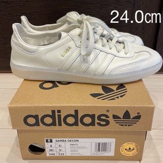 アディダス(adidas)のadidas SAMBA DECON アイボリー24㎝(スニーカー)