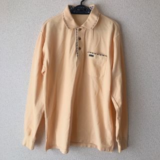 ヴィンテージ(VINTAGE)のNICOLE ST GILLES ニコルサンジル ポロシャツ　長袖　M(ポロシャツ)