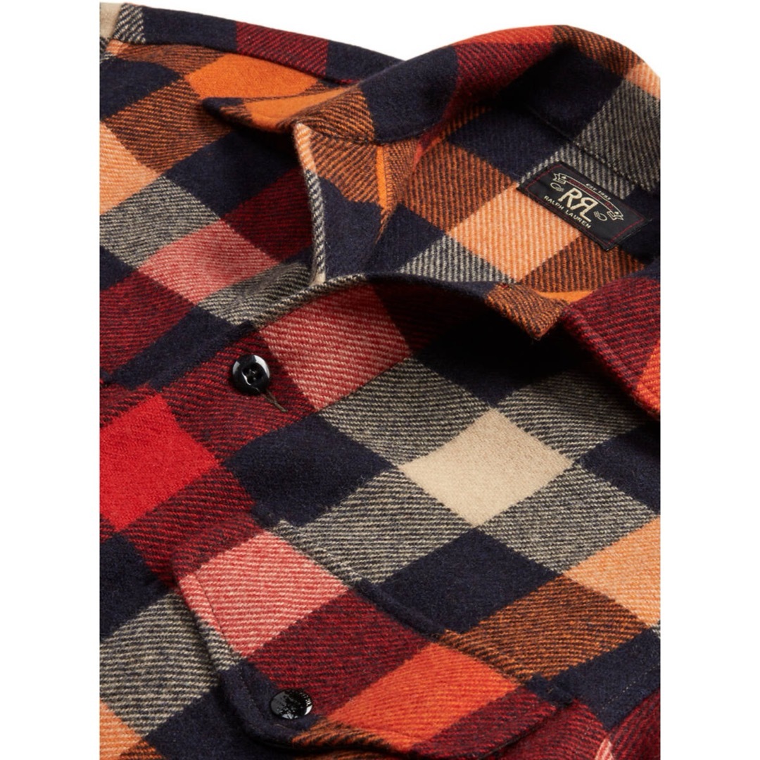 RRL - 新品*RRL*プラッド ウール シャツ ジャケット *M ダブル RRL - 新品*RRL*プラッド ウール シャツ ジャケット *M ダブル