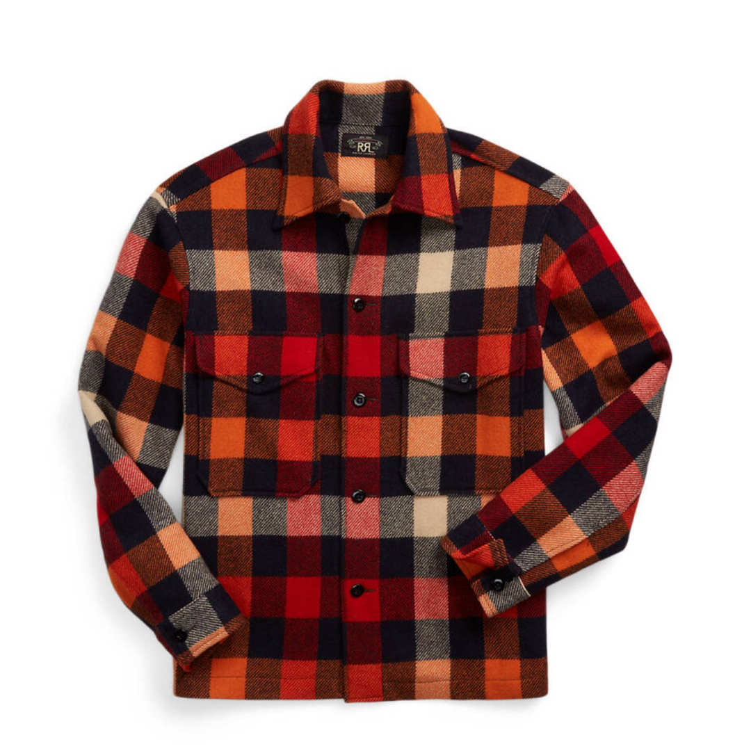RRL - 新品*RRL*プラッド ウール シャツ ジャケット *M ダブル RRL - 新品*RRL*プラッド ウール シャツ ジャケット *M ダブル