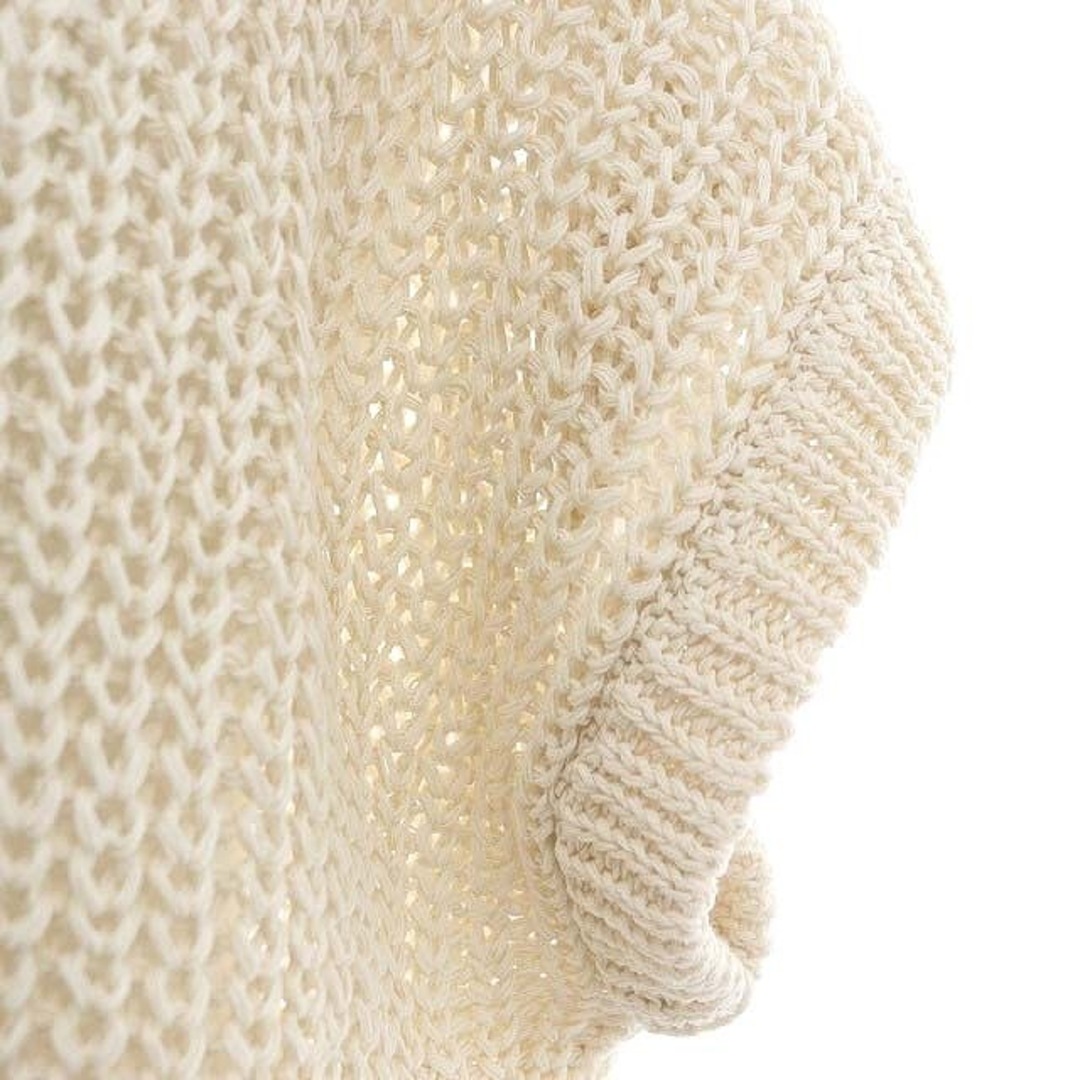 LOUNIE(ルーニィ)のルーニィ ニットベスト セーター フレンチスリーブ 透かし編み レディースのトップス(ベスト/ジレ)の商品写真