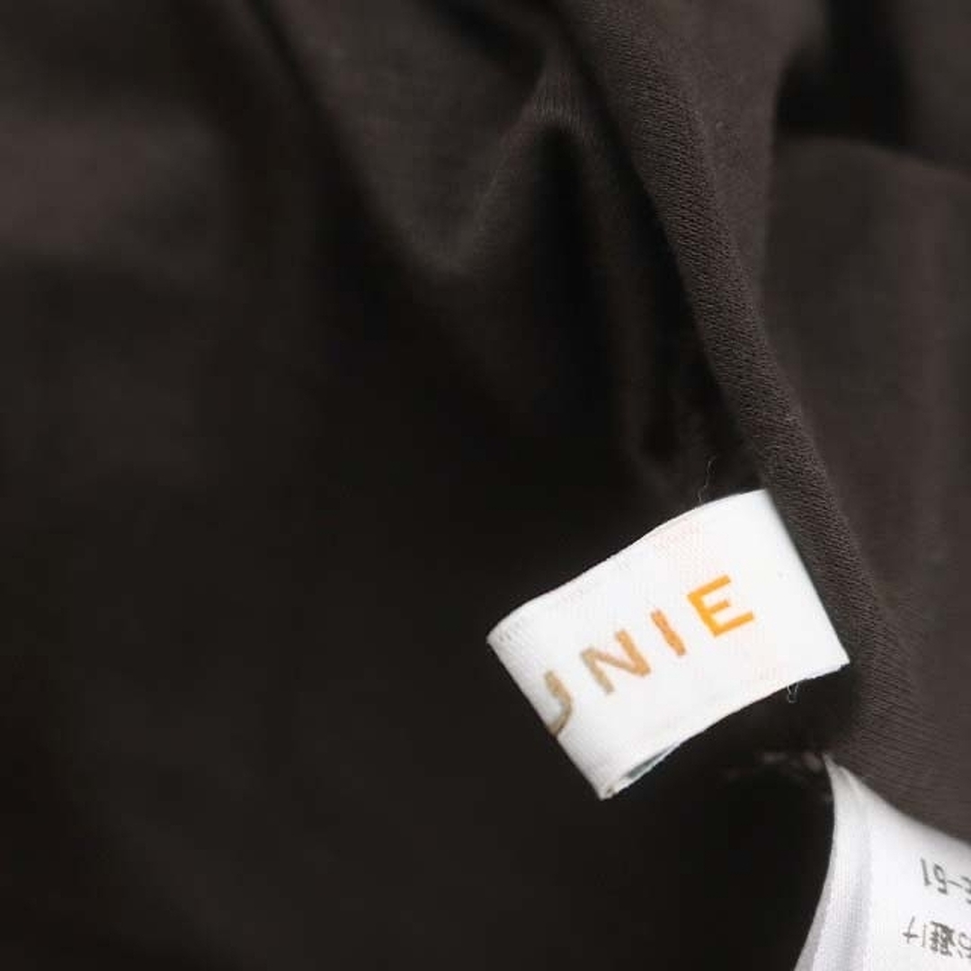 LOUNIE(ルーニィ)のルーニィ ボートネックカットソー 五分袖 プルオーバー F 茶色 ブラウン レディースのトップス(その他)の商品写真