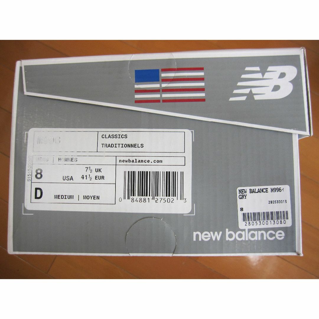 New Balance(ニューバランス)のNEW BALANCE M996 グレー made in USA 絶版 メンズの靴/シューズ(スニーカー)の商品写真