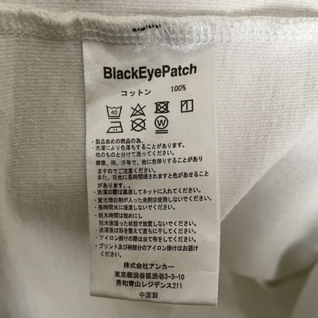 【超絶人気デザイン】ブラックアイパッチ 両面ロゴ 取扱注意 即完売 Tシャツ メンズのトップス(Tシャツ/カットソー(半袖/袖なし))の商品写真