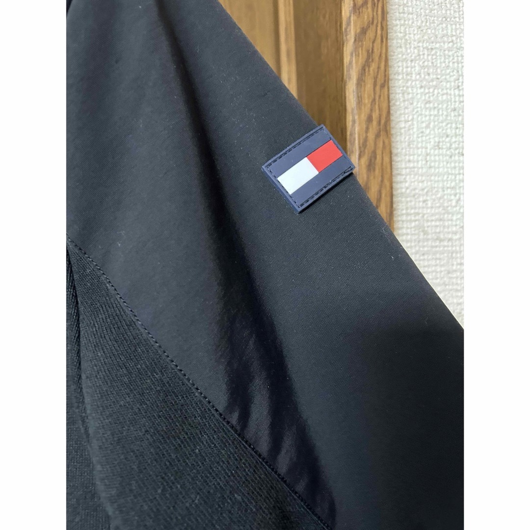 TOMMY HILFIGER(トミーヒルフィガー)のTOMMY HILFIGER ブラック  ブルゾン　ジャケット　XL メンズのジャケット/アウター(ブルゾン)の商品写真