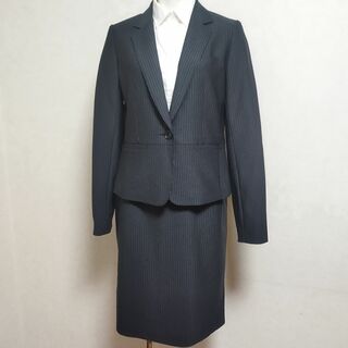AEON - 極美品 Lサイズ11  黒　イオン　スカートスーツ リクルートスーツ 就活スーツ