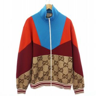 グッチ(Gucci)のGUCCI ジャンボGG カラーブロック ジップアップ トラックジャケット(ブルゾン)