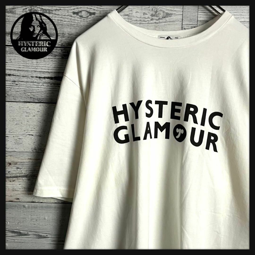 HYSTERIC GLAMOUR(ヒステリックグラマー)の【希少XLサイズ】ヒステリックグラマー☆センタービッグプリントロゴ入りTシャツ メンズのトップス(Tシャツ/カットソー(半袖/袖なし))の商品写真