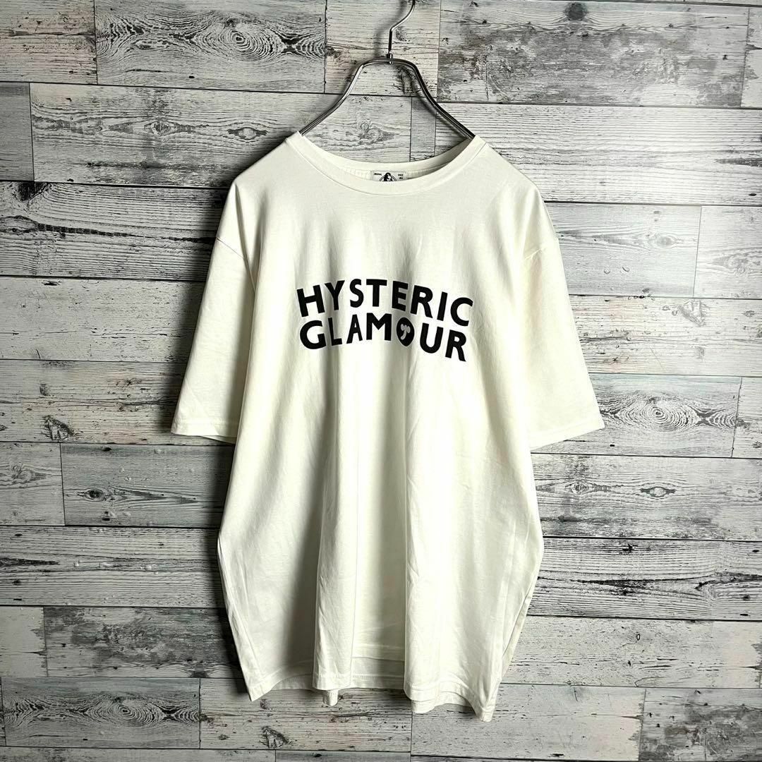 HYSTERIC GLAMOUR(ヒステリックグラマー)の【希少XLサイズ】ヒステリックグラマー☆センタービッグプリントロゴ入りTシャツ メンズのトップス(Tシャツ/カットソー(半袖/袖なし))の商品写真