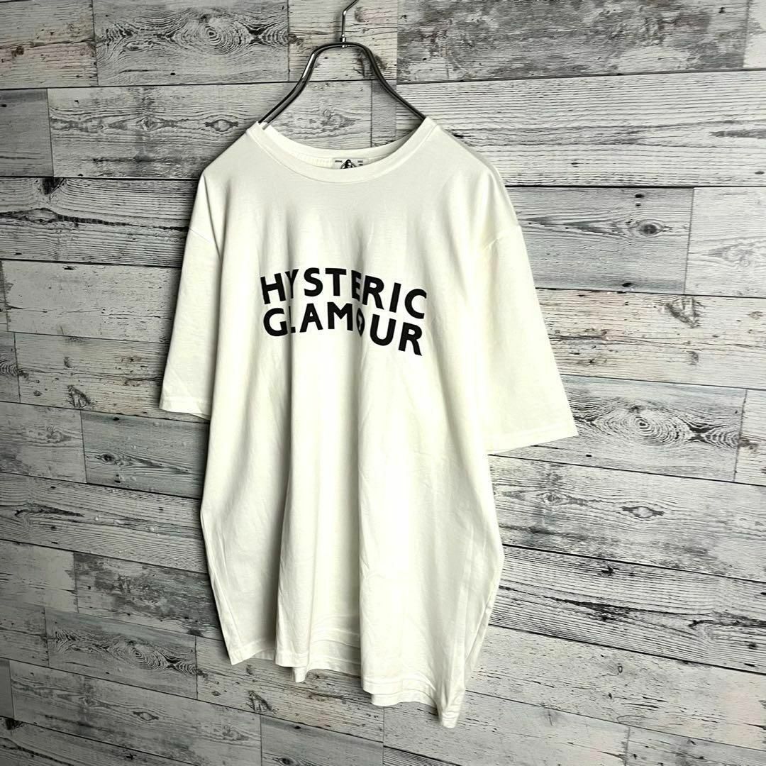 HYSTERIC GLAMOUR(ヒステリックグラマー)の【希少XLサイズ】ヒステリックグラマー☆センタービッグプリントロゴ入りTシャツ メンズのトップス(Tシャツ/カットソー(半袖/袖なし))の商品写真