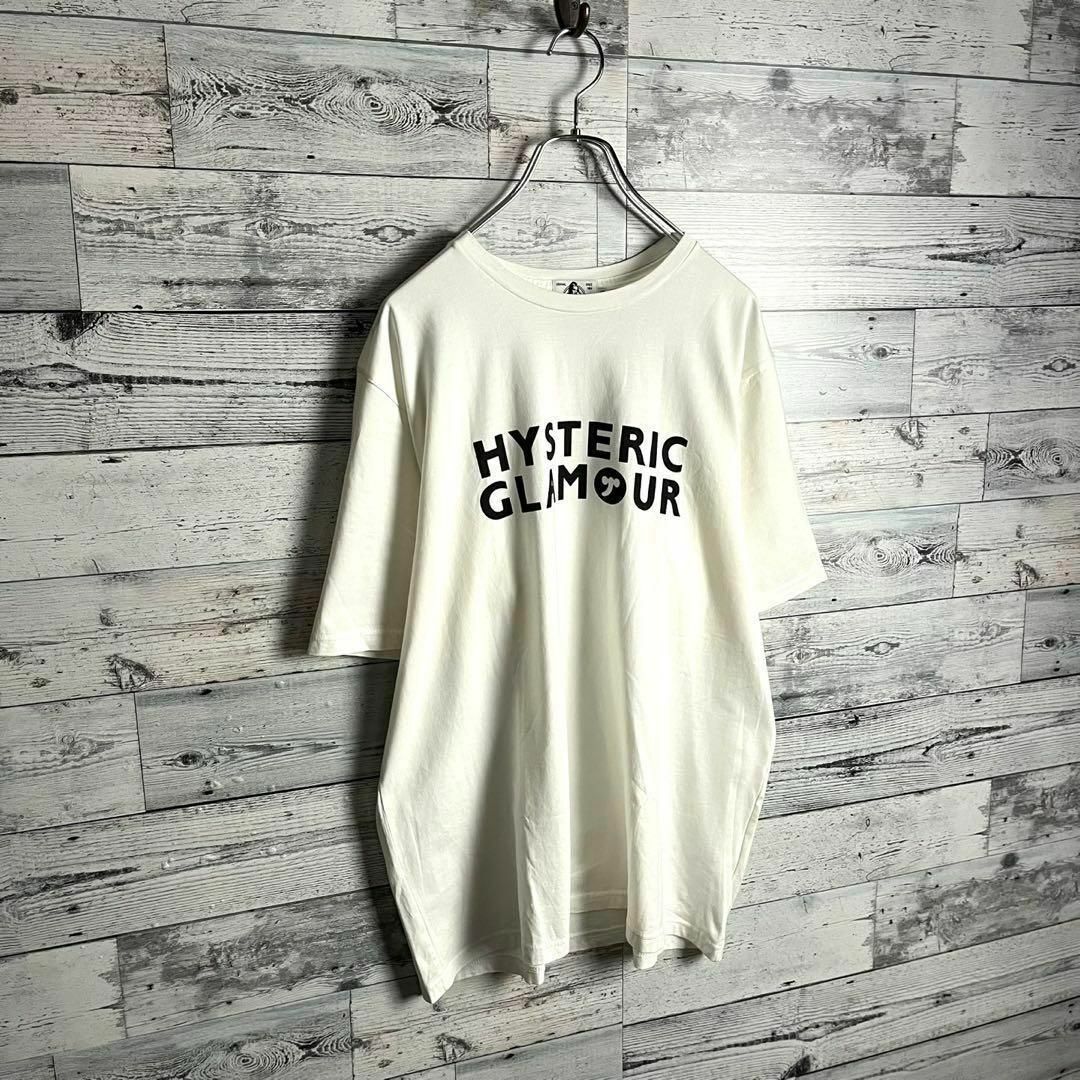 HYSTERIC GLAMOUR(ヒステリックグラマー)の【希少XLサイズ】ヒステリックグラマー☆センタービッグプリントロゴ入りTシャツ メンズのトップス(Tシャツ/カットソー(半袖/袖なし))の商品写真