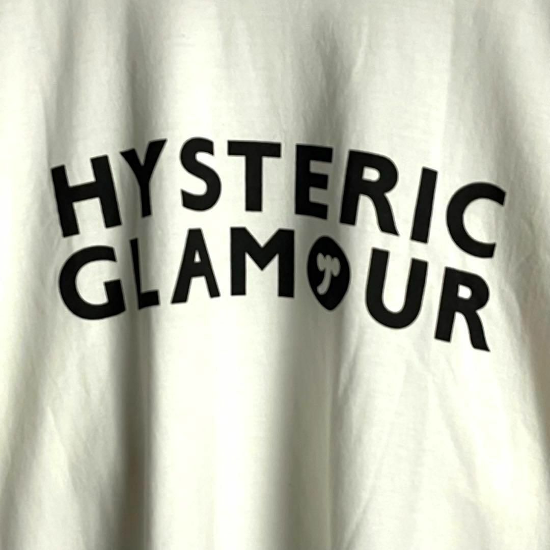 HYSTERIC GLAMOUR(ヒステリックグラマー)の【希少XLサイズ】ヒステリックグラマー☆センタービッグプリントロゴ入りTシャツ メンズのトップス(Tシャツ/カットソー(半袖/袖なし))の商品写真