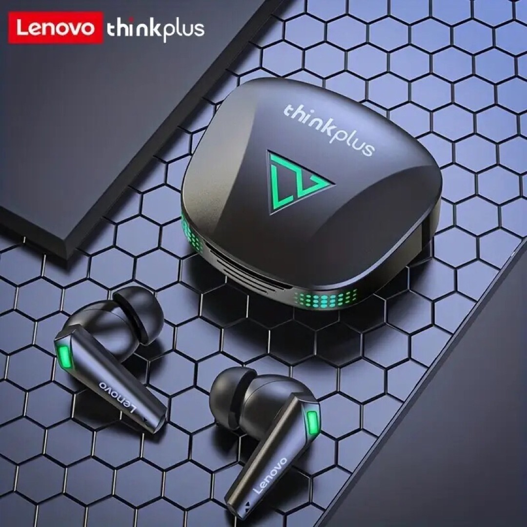 Lenovo(レノボ)のLenovo thinkplus (xt85II) ワイヤレスイヤホン　ブラック スマホ/家電/カメラのオーディオ機器(ヘッドフォン/イヤフォン)の商品写真