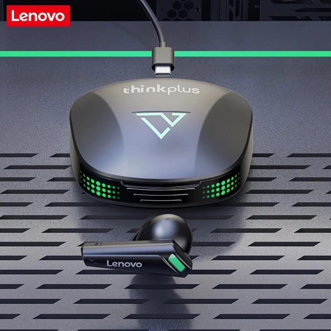 Lenovo(レノボ)のLenovo thinkplus (xt85II) ワイヤレスイヤホン　ブラック スマホ/家電/カメラのオーディオ機器(ヘッドフォン/イヤフォン)の商品写真