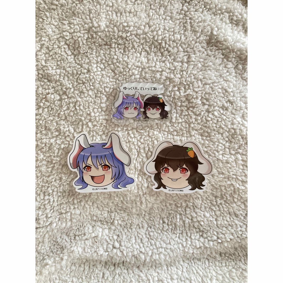 東方project ダイソー　うどんげ　てゐ エンタメ/ホビーのおもちゃ/ぬいぐるみ(キャラクターグッズ)の商品写真