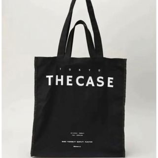 ザケース(THE CASE)の1493 大人気　THE CASE キャンバス　ロゴ　トートバッグ　ブラック(トートバッグ)