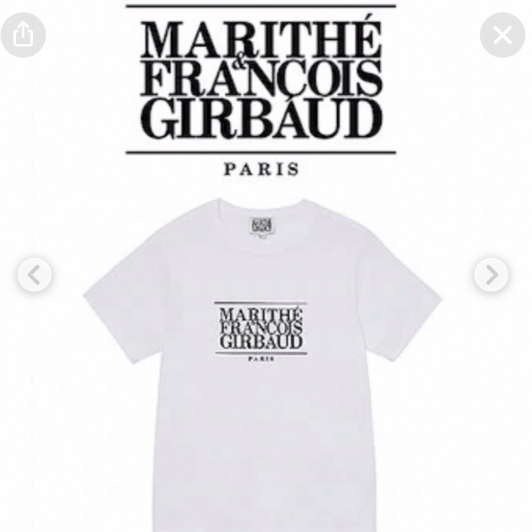 MARITHE + FRANCOIS GIRBAUD(マリテフランソワジルボー)のMARITHE FRANCOIS GIRBAUD Tシャツ　M レディースのトップス(Tシャツ(半袖/袖なし))の商品写真
