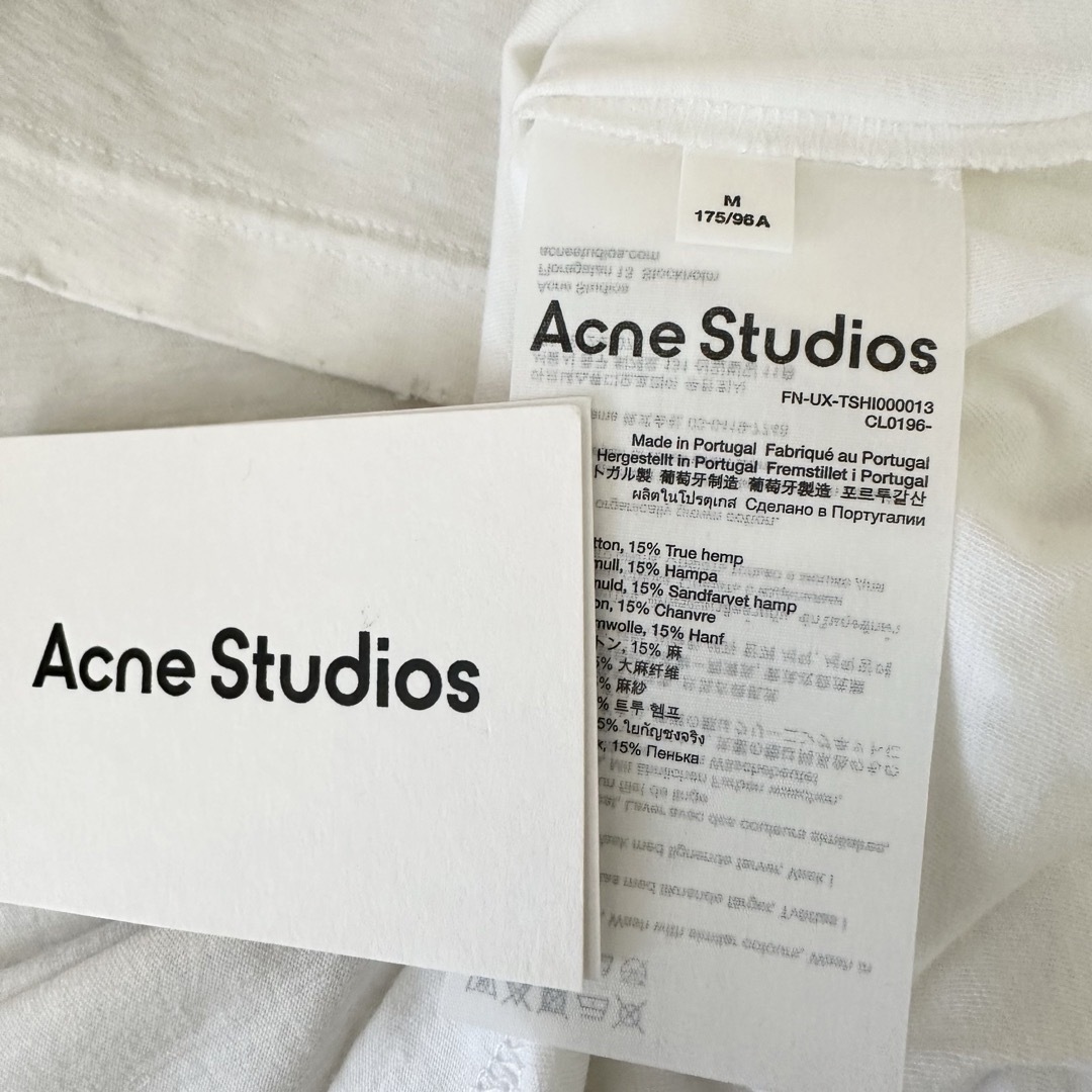 Acne Studios(アクネストゥディオズ)の新品100%本物 Acne Studios ロゴ Tシャツ アクネ  メンズのトップス(Tシャツ/カットソー(半袖/袖なし))の商品写真