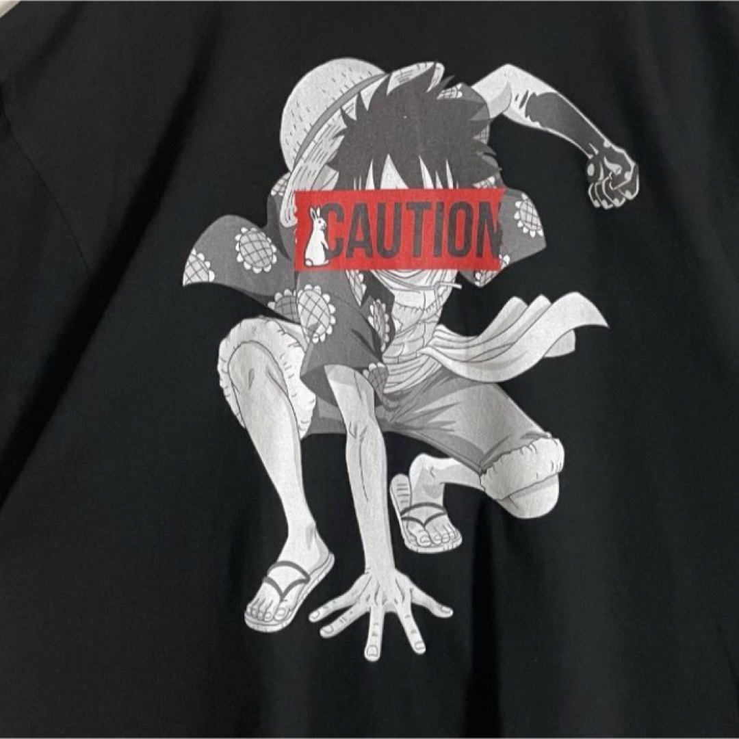 #FR2(エフアールツー)の【即完売モデル】FR2 ワンピース コラボ ビッグロゴ ルフィ Tシャツ 希少 メンズのトップス(Tシャツ/カットソー(半袖/袖なし))の商品写真
