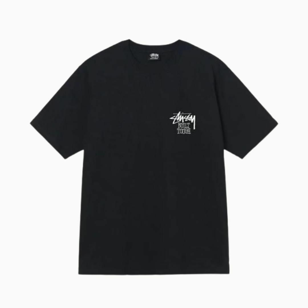 STUSSY(ステューシー)の♪ ステューシー STUSSY BUILT TOUGH Tシャツ ブラック 黒♪ メンズのトップス(Tシャツ/カットソー(半袖/袖なし))の商品写真