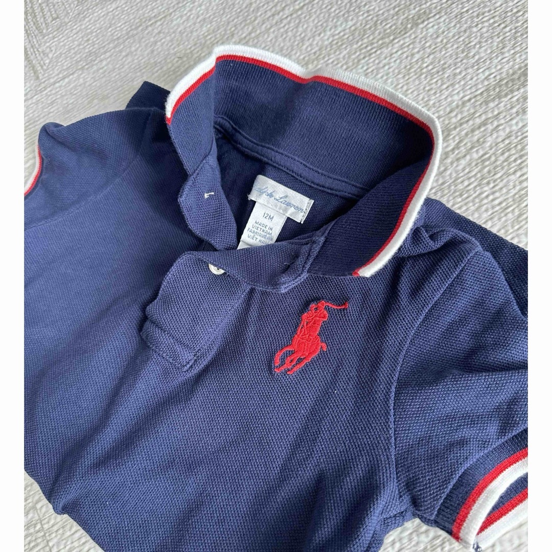 POLO RALPH LAUREN(ポロラルフローレン)の美品⭐︎ラルフローレン　ロンパース　80 キッズ/ベビー/マタニティのベビー服(~85cm)(ロンパース)の商品写真