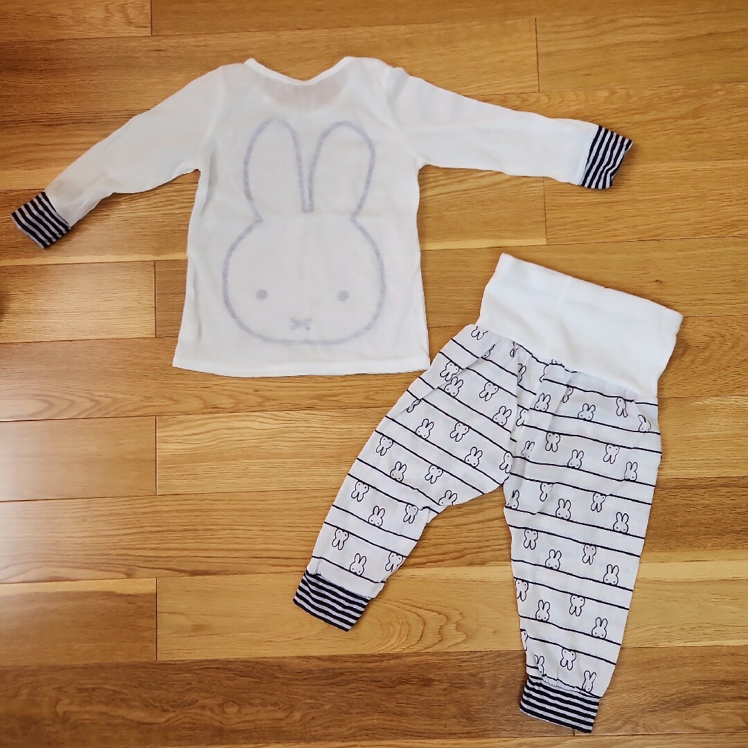 miffy(ミッフィー)のミッフィー　パジャマ キッズ/ベビー/マタニティのキッズ服女の子用(90cm~)(パジャマ)の商品写真