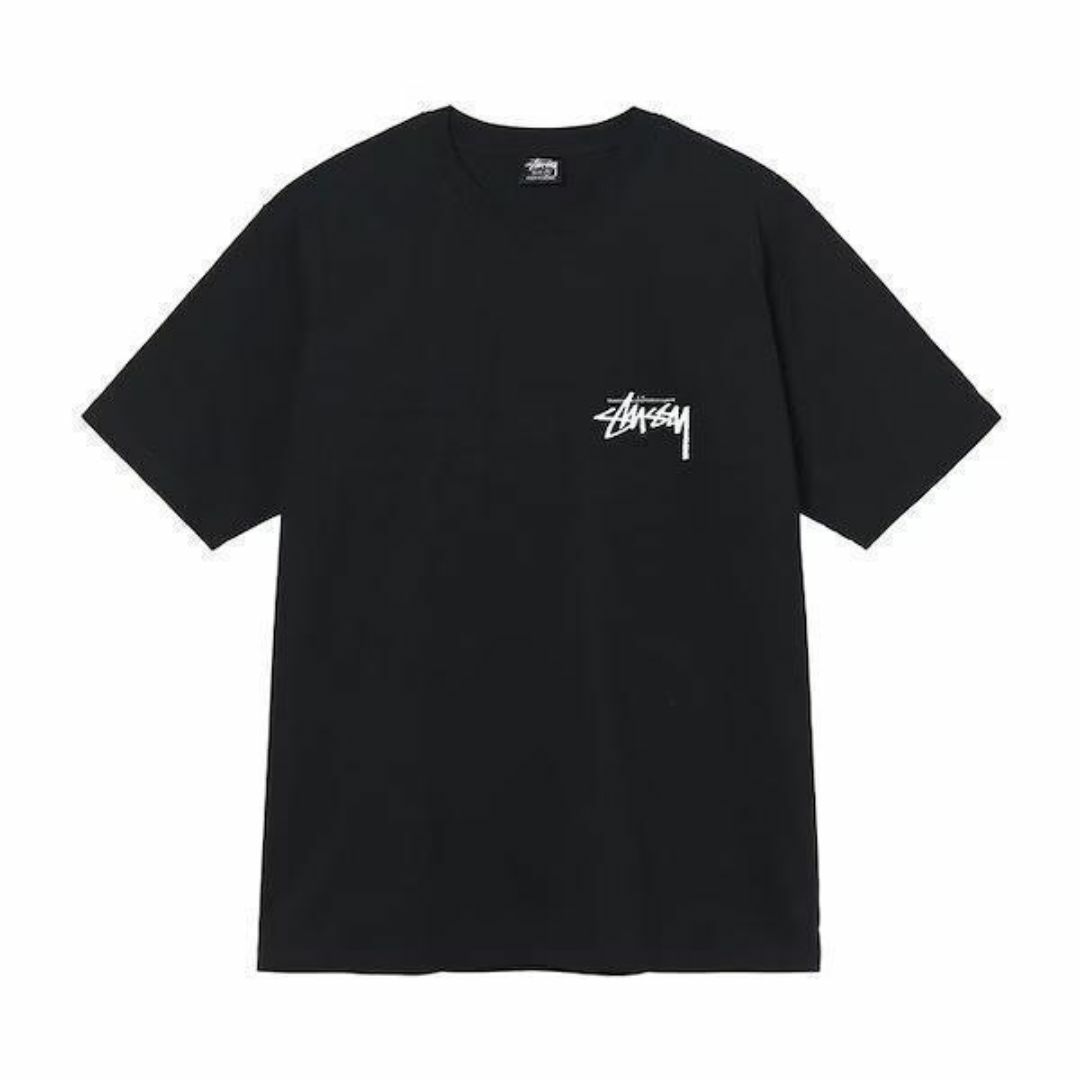 STUSSY(ステューシー)のステューシーSTUSSY FUZZY DICE Tシャツ L 黒　ブラック メンズのトップス(Tシャツ/カットソー(半袖/袖なし))の商品写真
