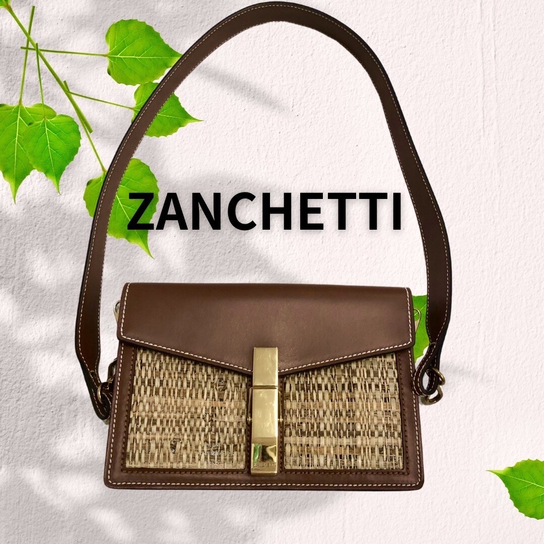 L'Appartement DEUXIEME CLASSE(アパルトモンドゥーズィエムクラス)の【美品】ZANCHETTI ザンケッティ2WAYクラッチ　ショルダーバッグ レディースのバッグ(ショルダーバッグ)の商品写真