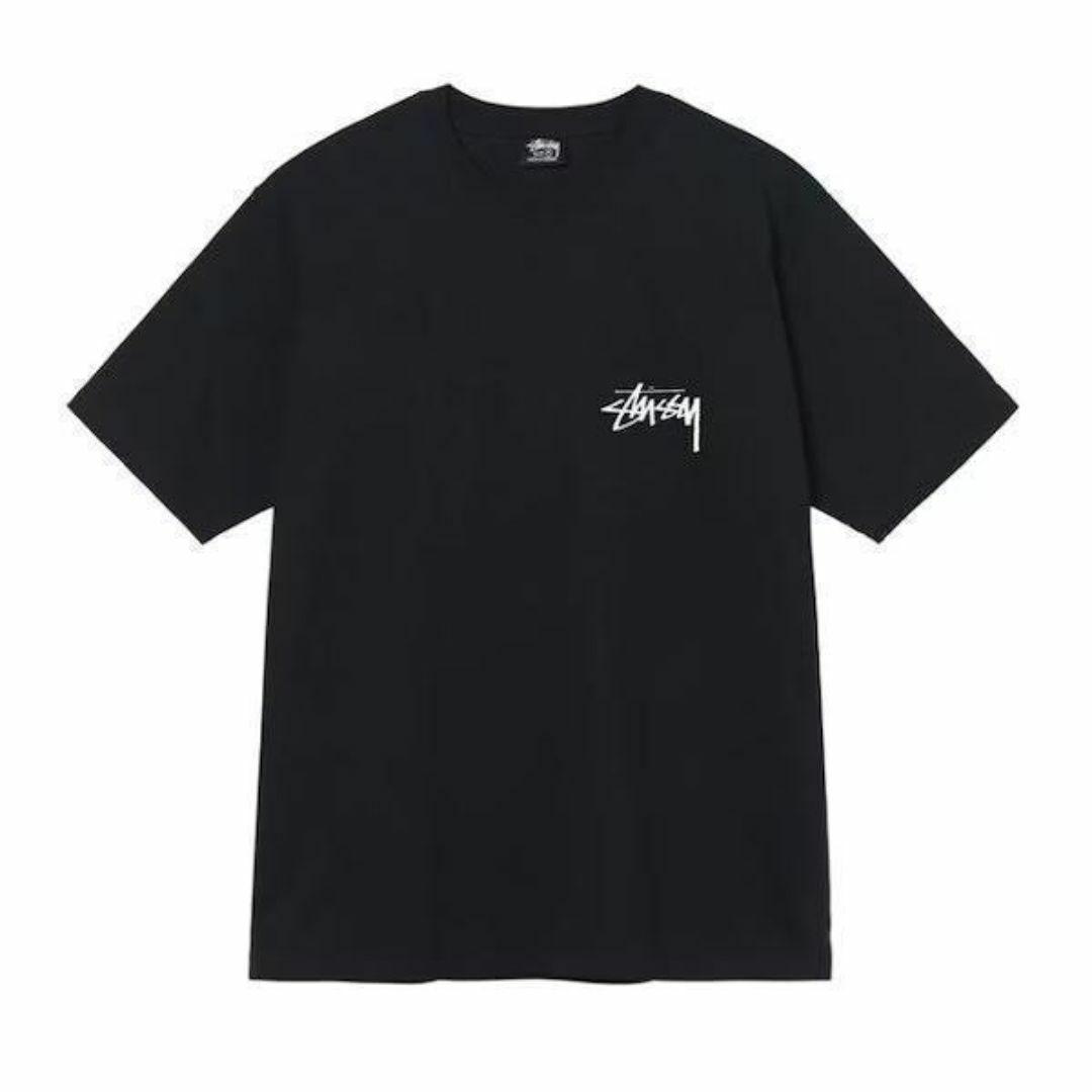 STUSSY(ステューシー)のステューシー STUSSY ITP FLOWER Tシャツ　黒　ブラック　L メンズのトップス(Tシャツ/カットソー(半袖/袖なし))の商品写真